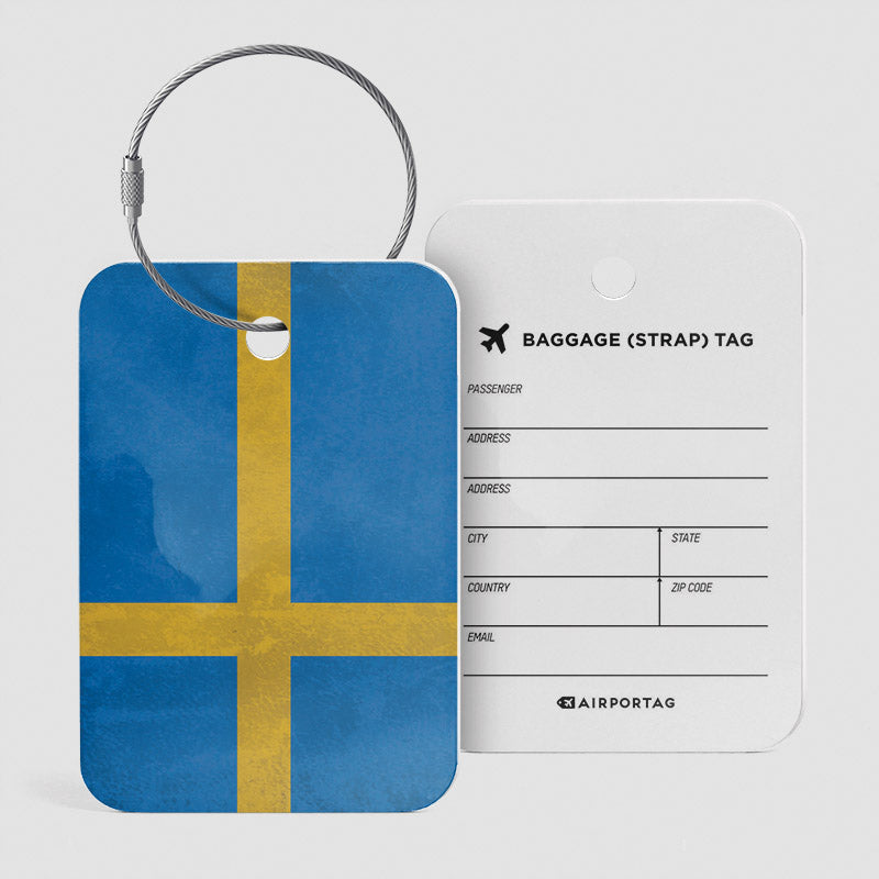 Swedish Flag - Luggage Tag