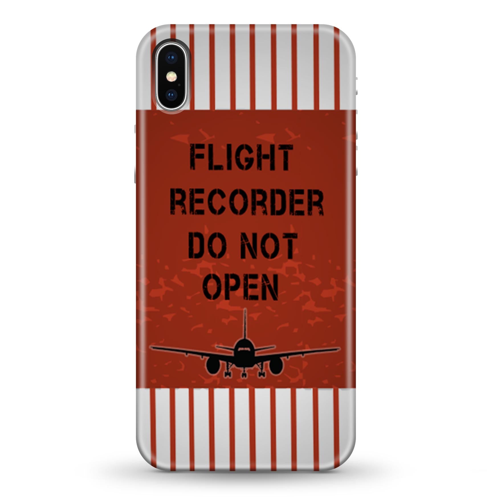 Flight Recorder Do Not Open Designed iPhone Cases