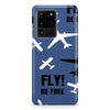 Fly Be Free Blue Samsung S & Note Cases