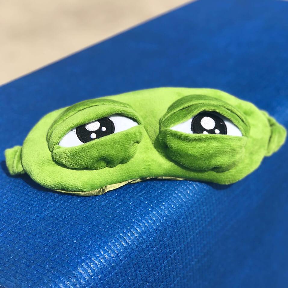 Soft Furry Plush Luxury Travel Sleep Eye Mask – Bear, Panda, Frog Designs, Super Comfy UK Style