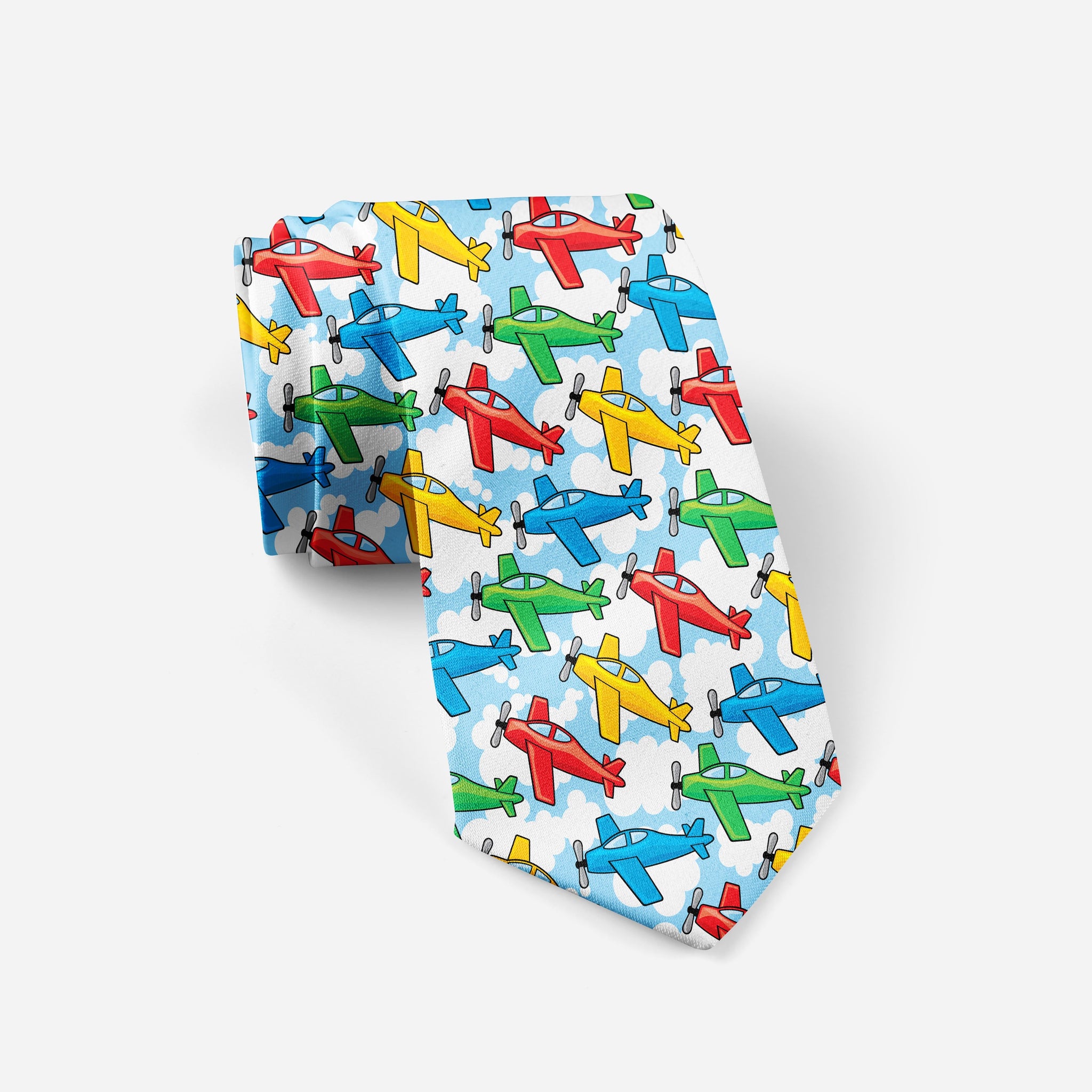 Funny Airplanes Designed Ties