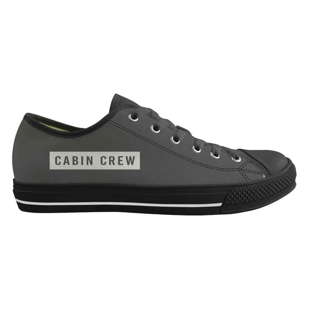 Cabin Crew Text Designed Canvas Shoes (Men)