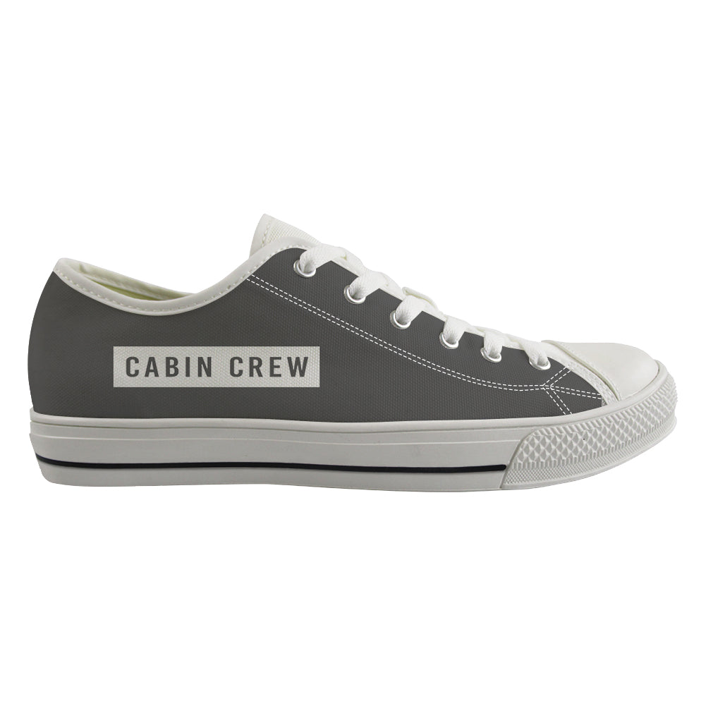 Cabin Crew Text Designed Canvas Shoes (Men)