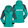 Boeing & Text Designed Thick "WOMEN" Skiing Jackets