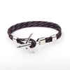 Airport Fashion Male Female Plane-Anchor Bracelets Charm Rope Chain Paracord Aviation Life Jewelry Pulseras Hombres