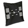 Luxury Airport Runway Traffic Controller Throw Pillow Cover Home Decorative Airplane Pilot Aviator Cushion Cover for Living Room