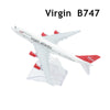 Scale 1:400 Metal Replica Aircraft 15cm Russian Aeroflot Transaero Sibera S7 Plane Model World Aviation Collectible Miniature