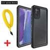 Waterproof Phone Case for Samsung S20 Ultra S21 Plus Note 20 Ultra Shockproof Case for Samsung Galaxy Note 10 Plus S20 A51 Cover