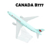 Scale 1:400 Metal Aircraft Replica Air Canada Boeing Model Diecast Aviation Collectible Plane Miniature Souvenir Ornament