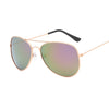 Vintage Aviation Sunglasses Woman Metal Frame Colorful Mirror Sun Glasses Male Female Fashion Brand Classic Design Oculos
