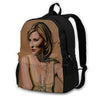 Cate Blanchett Painting School Bag Big Capacity Backpack Laptop 15 Inch Cate Blanchett Elizabeth Paul Meijering Elf The Aviator