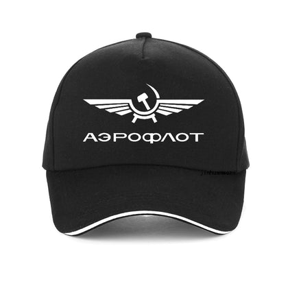 Aeroflot Aviation Russe Pilote Aerospace Aviateur baseball cap Summer Cotton Leisure Fashion hip-hop hat Unisex snapback hats