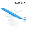 Scale 1:400 Metal Replica Aircraft 15cm Russian Aeroflot Transaero Sibera S7 Plane Model World Aviation Collectible Miniature