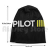 Pilot Beanie Hedging Cap DIY Print Cushion Pilot Cabin Crew Aviation Captain Flying Fly Plane Airplane Boeing Airbus