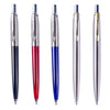 Metal Ballpoint Pen Press Style Commercial Gift Pens For School Office Core Automatic Ball Pen Aviation material fluent writing