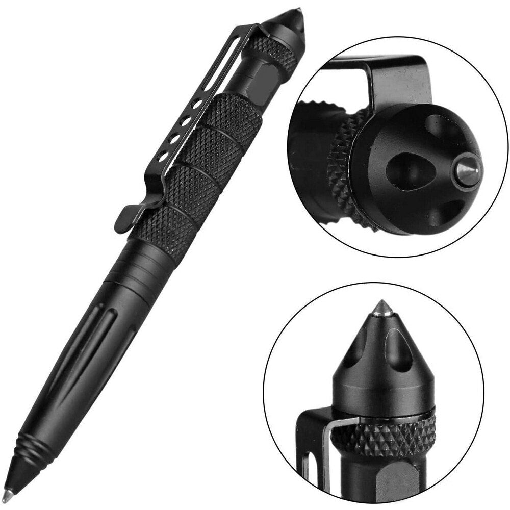 Portable Glass Knife Defence Personal Tactical Pen Self Defense Pen Tool Multipurpose Aviation Aluminum Anti-skid High Quality
