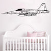 Jet Aircraft Wall Sticker Aviation Plane Vinyl Decal Fighter Kids Room Decoration Air Force Boys Bedroom Decor Removable Mural