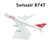 Scale 1:400 Metal Replica Aircraft 15cm Russian Aeroflot Transaero Sibera S7 Plane Model World Aviation Collectible Miniature
