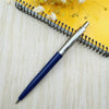 Metal Ballpoint Pen Press Style Commercial Gift Pens For School Office Core Automatic Ball Pen Aviation material fluent writing
