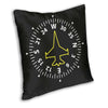 Cool Jet Fighter Pilot Pillow Cover Decoration 3D Two Side Printed Aviation Airplane Aviator Cushion Cover for Living Room