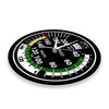 Airspeed Indicator Wall Clock For Pilot Home Décor Airplane Instrument Silent Swept Clock Aviator Mancave Artwork Timepieces