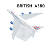 Scale 1:400 Metal Replica Aircraft KLM Royal Dutch Airlines Diecast Model 15cm World Aviation Collectible Miniature Ornament
