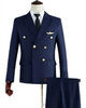 New Aviation Uniform Male Staff Costume Performance Suits Men Clothing Airline Captain Pilot  Cosplay