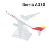 Scale 1:400 Metal Replica Aircraft 15cm Russian Aeroflot Transaero Sibera S7 Plane Model World Aviation Collectible Miniature