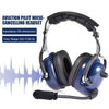 Noise Reduction General Aviation Headset Dual Plug Pilot Headphone 3.5mm Noise Reduction Headset For Pilots GA Dual Plugs