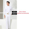 Aviation Pilots Classic White Shirt Navy Shirt Suit Male Officer Dress Ship Captain Sailor Costume Colonel Suits Uniform