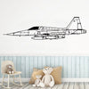 Jet Aircraft Wall Stickers Aviation Plane Vinyl Decals Fighter Kids Room Decor Air Force Boys Bedroom Decoration Mural DW10984