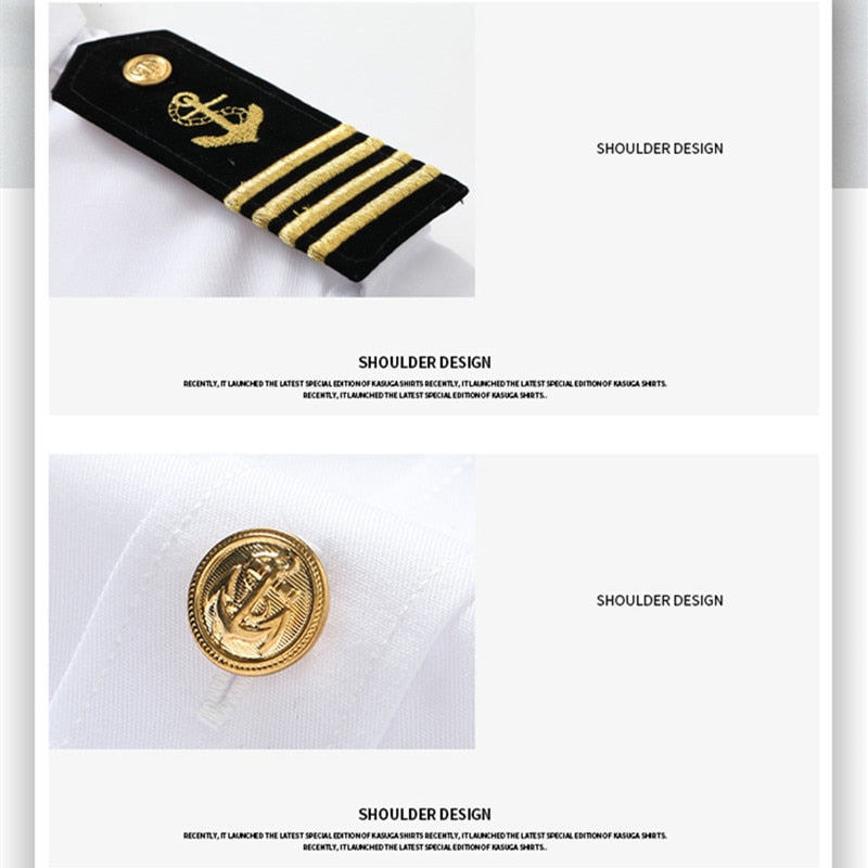 Top Grade Aviation Uniform Captain Navy Uniform Air Force Noble White top-grade-aviation-uniform-captain-navy-uniform-air-force-noble-white