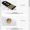 Top Grade Aviation Uniform Captain Navy Uniform Air Force Noble White Shirt Male Nightclub Pilot Flight Attendant For Officer C