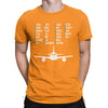 Phonetic Alphabet Airplane Pilot T Shirt For Men Funny T-Shirt Aviation Lover Tee Shirt for Men Short Sleeve