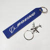 MiFaViPa Fashion Trinket Pilot Keychains Porte Woven Flight Crew Gift Aviation Key Chain with 1 PC Metal Plane Cessna Keyrings