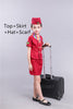 Aviation Uniforms Cosplay Halloween Costumes for Kids Pilot Flight Attendant Aircraft Boys Girls Carnival Role Play Clothing