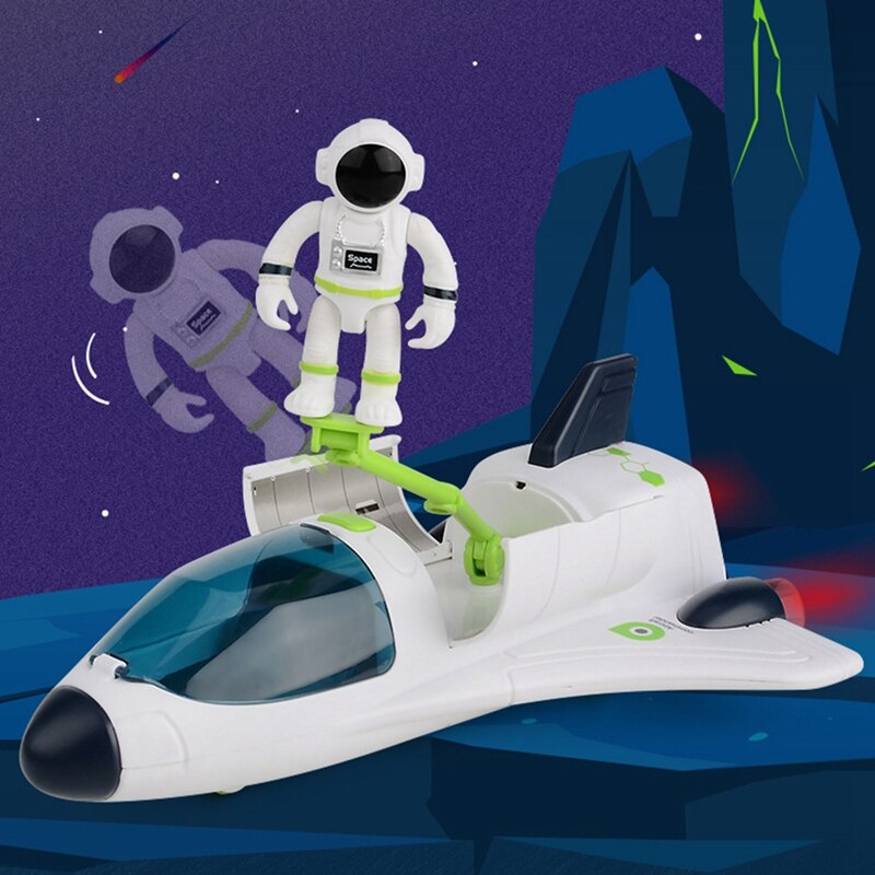 Space Exploration Puzzle Aviation Model Toy Acousto Optic Space Toys Model Shuttle Rocket Toys