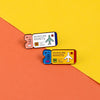 Explore aviation enamel pins Adventure Awaits brooches Air ticket Lapel pin badges Accessories Cartoon Jewelry adventurer gifts