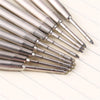 Metal Ballpoint Pen Press Style Commercial Gift Pens For School Office Core Automatic Ball Pen Aviation material fluent writing