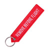 Remove Before Flight Keychain for Aviation Gifts motorcycle Embroidery OEM Key chain keyring Crew Key Fob Key Tags Label llavero