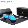 KINGSEVEN 2019 New Design Aviation Alloy Frame HD Polarized Sunglasses For Men UV400 Protection