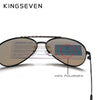 KINGSEVEN 2019 New Design Aviation Alloy Frame HD Polarized Sunglasses For Men UV400 Protection