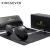 KINGSEVEN 2019 New Design Aviation Alloy Frame HD Polarized Sunglasses For Men UV400 Protection