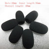 Linhuipad 4pcs Foam Microphone Windscreen Windshield Aviation Headset Mic Muff For Lightspeed ANR Headsets