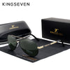 KINGSEVEN 2019 New Design Aviation Alloy Frame HD Polarized Sunglasses For Men UV400 Protection