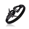 MKENDN Airport Fashion Men Women Airplane Anchor Bracelets Charm Rope Chain Paracord aviation life Jewelry Pulseras hombres