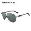 MERRYS DESIGN Men Classic Pilot Sunglasses HD Polarized Sunglasses For Driving Aviation Alloy Frame Spring Legs UV400 S8404