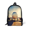 Aircraft pattern Children Backpack 3D aviation Printing Travel Daypack for Teenagers Boys Helicopter Men School Shoulder Bag