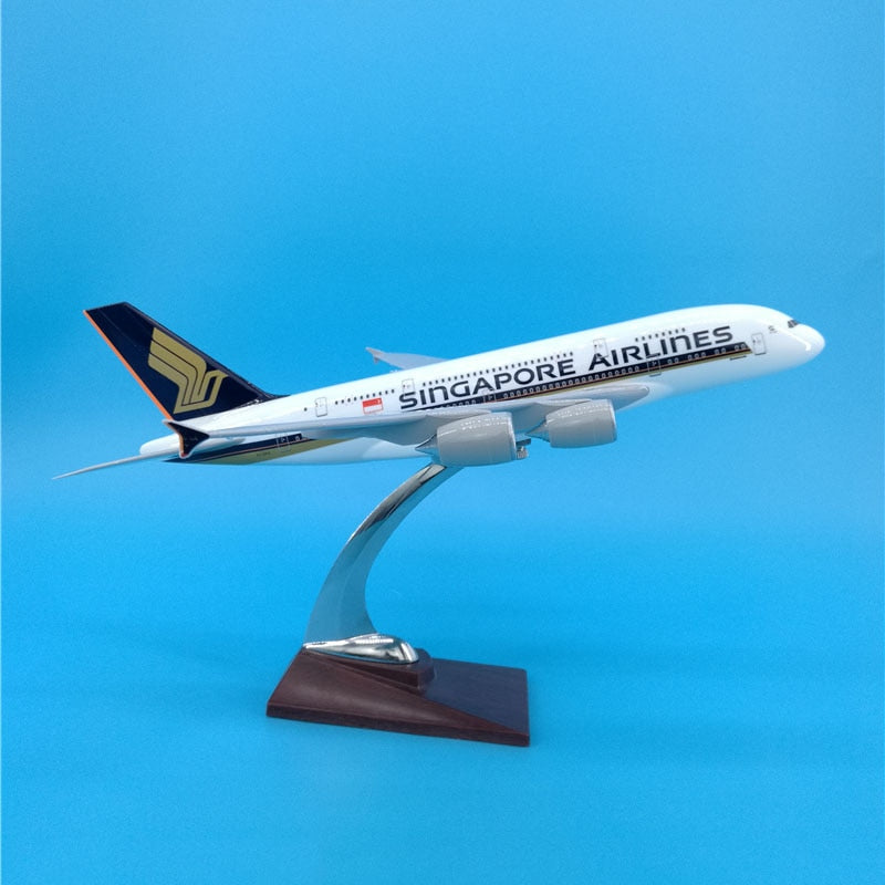 Singapore Airlines Airbus A380 Airplane Model (Handmade 45CM)
