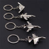 Airline Promo New Keychain Metal Naval Aircrafe Fighter model Aviation Gifts Key ring Model Key chain Air Plane Aircrafe Keyring
